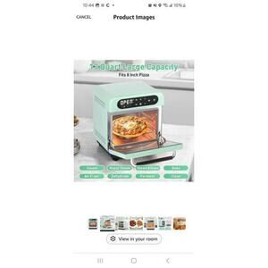 Secura 13 Quart Air Fryer Steam Oven – Perfect for 8 Inch Pizzas